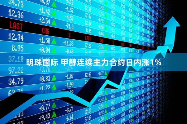 明珠国际 甲醇连续主力合约日内涨1%